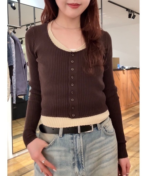 MOUSSY（マウジー） ニット セーター 「26年SS新作」HALTER NECK