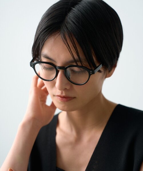 洗練デザイン 高級感あふれるシンプル伊達メガネ メンズ レディース Loungedress（ラウンジドレス） 伊達メガネ メガネ 眼鏡 「GALENA
