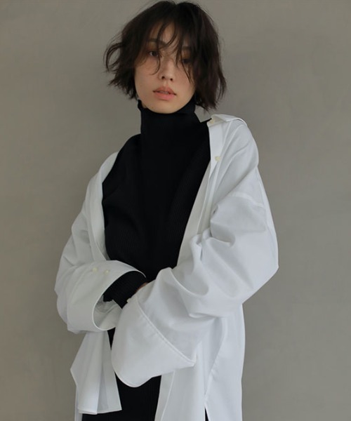 「ETRE TOKYO」 長袖ニット FREE ネイビー レディースの画像