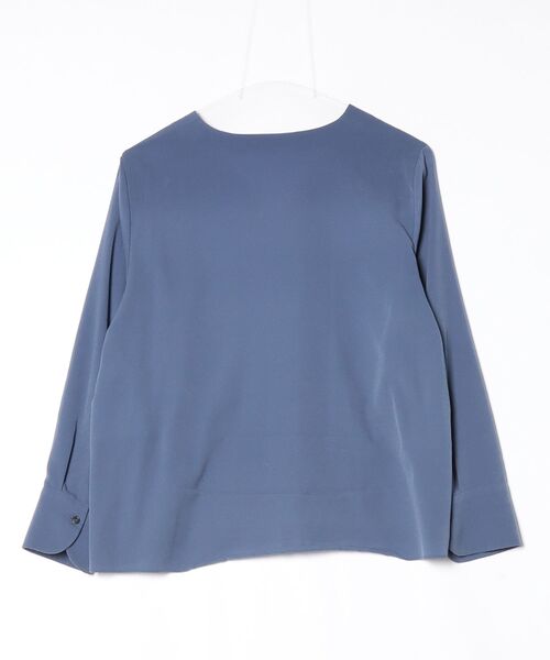 「allureville」 長袖ブラウス 2 ブルー レディース_画像2