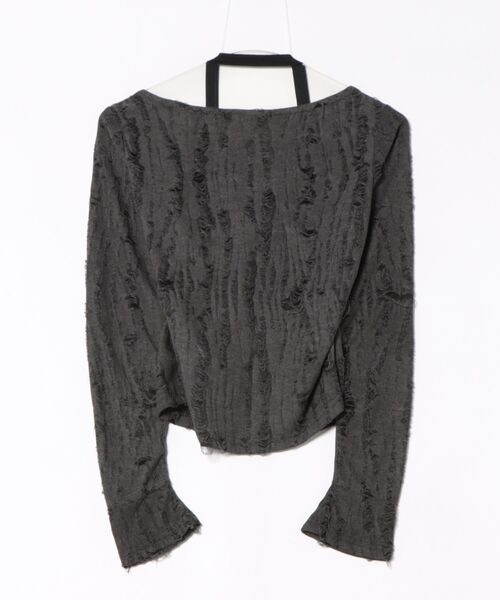 tシャツ Y2K ダメージ加工クロップド トップス レディース : ZOZOTOWN