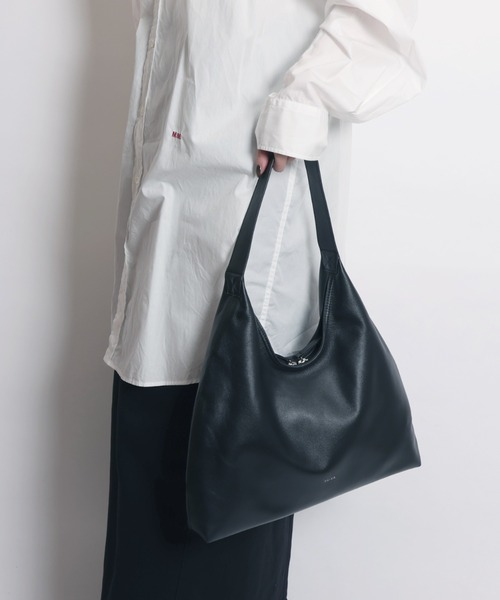 YArKA トートバッグ 「YArKA/ヤーカ」real leather round design one