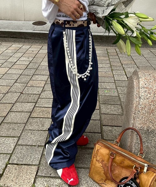 UNDERSTATEMENTs ワイドパンツ パンツ 「ユニセックス」ナイロン