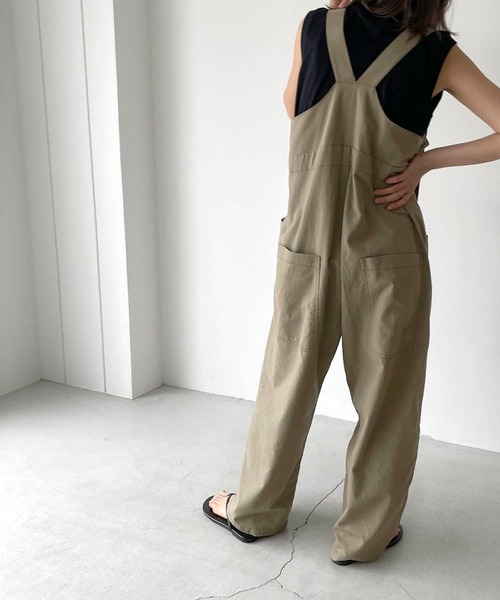 「CANAL JEAN」 「red chop works」オーバーオール 38 キナリ レディース_2
