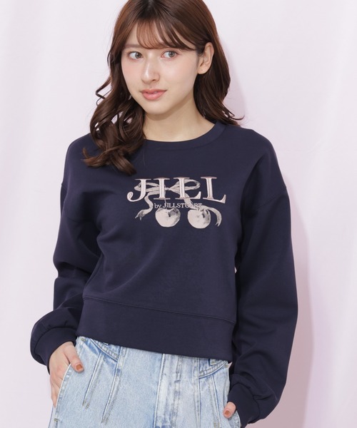 JILL by JILL STUART チェリーロゴスウェット JILL by JILL STUART（ジルバイジルスチュアート） トレーナー