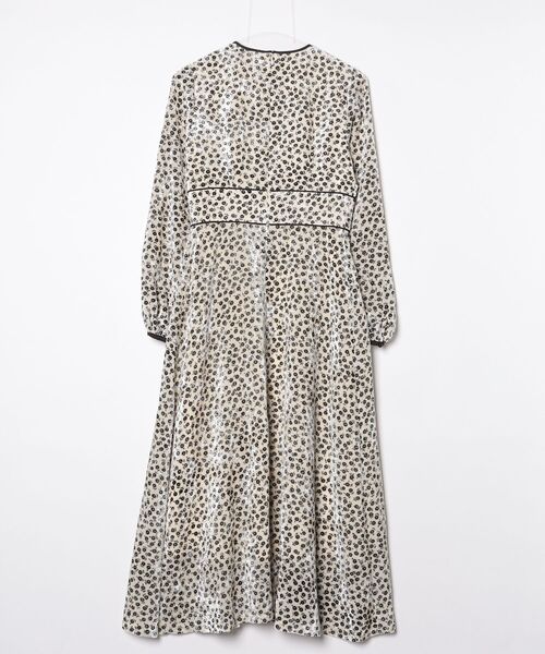 「LOULOU WILLOUGHBY」 長袖ワンピース 2 オフホワイト レディース_画像2