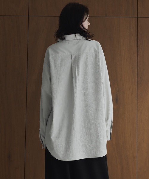 「remer」 長袖シャツ X-SMALL チャコールグレー メンズ_画像3