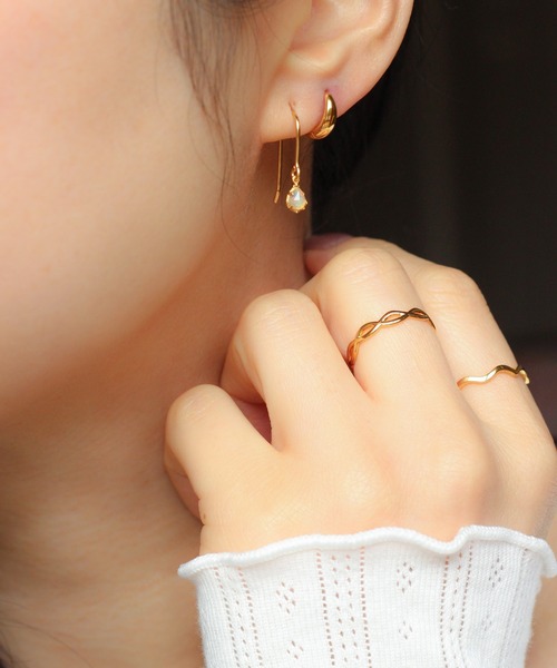 NOIR DE POUPEE（ノワールドプーペ） ピアス 「WEB限定」K18vermeil