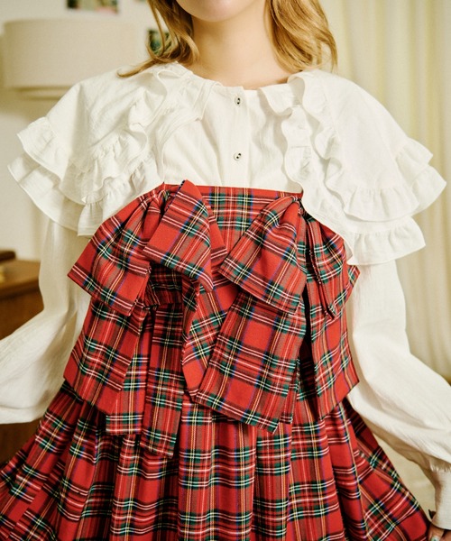 「kutir」 長袖ブラウス FREE ブラウン レディース_画像3