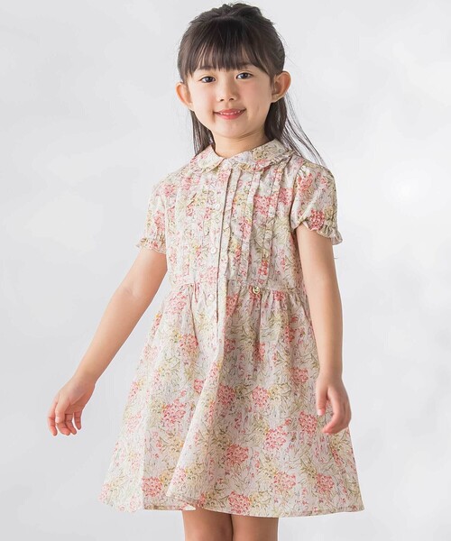 BeBe Petits Pois Vert（ベベ プチ ポワ ヴェール） ワンピース 花柄