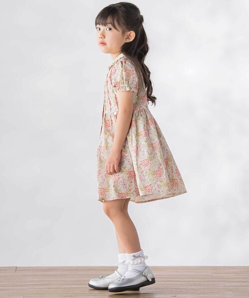 BeBe Petits Pois Vert（ベベ プチ ポワ ヴェール） ワンピース 花柄