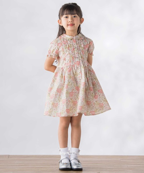 BeBe Petits Pois Vert（ベベ プチ ポワ ヴェール） ワンピース 花柄