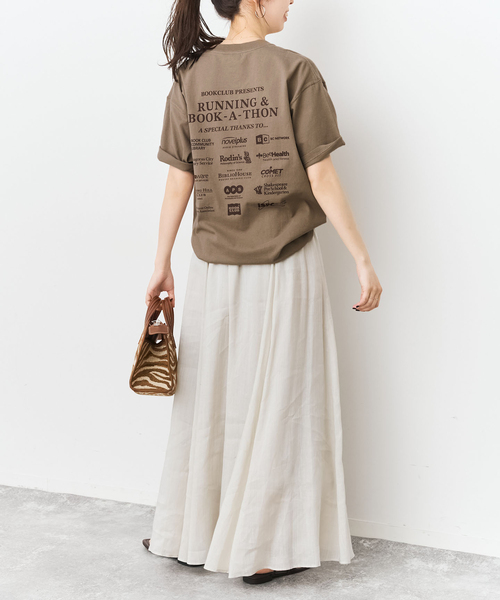tシャツ 「別注」BOOK CLUB/ブッククラブ Book-A-Thon Tshirt レディースの画像