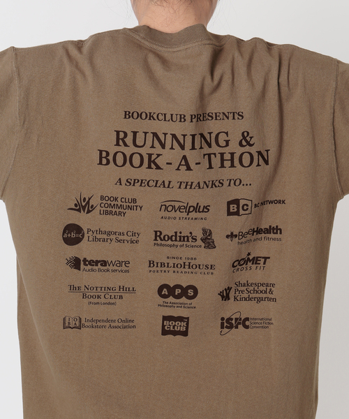 tシャツ 「別注」BOOK CLUB/ブッククラブ Book-A-Thon Tshirt レディースの画像