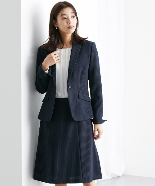 「7days Life Styling」 セットアップ 17号 チャコールグレー レディース_画像2