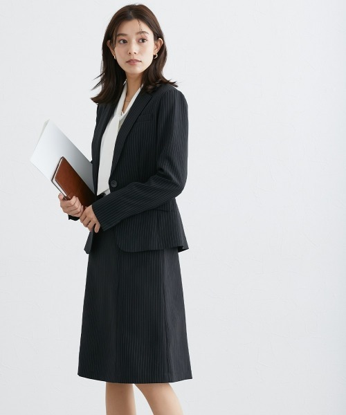 「7days Life Styling」 セットアップ 17号 チャコールグレー レディース_画像6