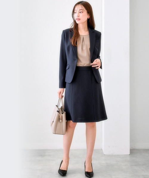 「7days Life Styling」 セットアップ 17号 チャコールグレー レディース_画像9