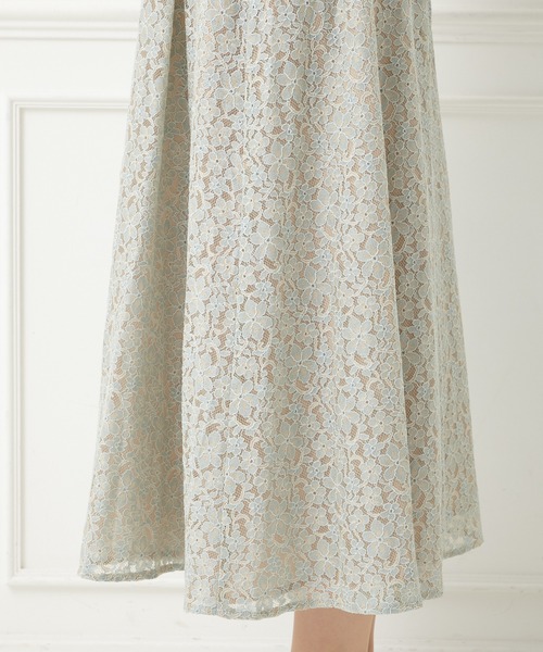 「AIMER」 半袖ワンピース LARGE パープル レディース_画像9