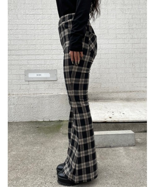 「EGOIST」 ブーツカットパンツ FREE ベージュ レディース_画像3
