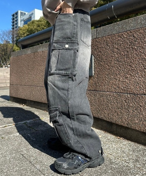 XU 「unused.lab」デニムパンツ L ブラック メンズ : ZOZOTOWN Yahoo