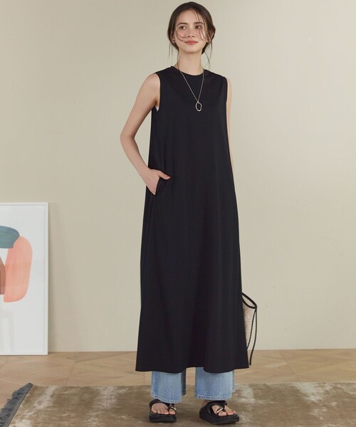 ワンピース ファンクショナル ノースリーブ ワンピースの画像