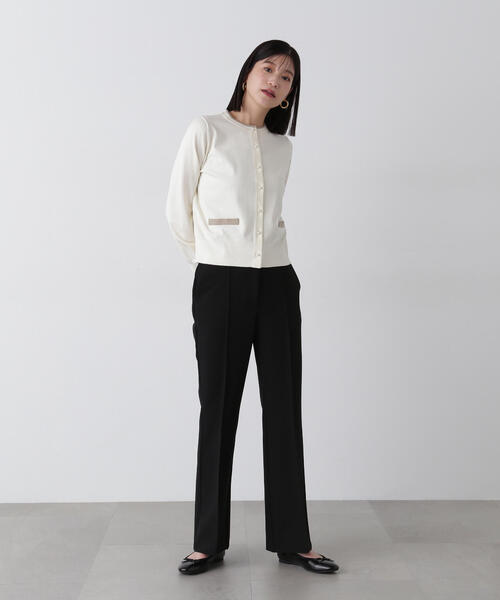 「N.（N. Natural Beauty Basic）」 ニットカーディガン MEDIUM オフホワイト レディース_画像5