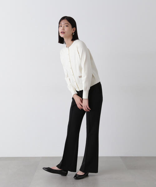 「N.（N. Natural Beauty Basic）」 ニットカーディガン MEDIUM オフホワイト レディース_画像6