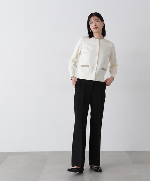 「N.（N. Natural Beauty Basic）」 ニットカーディガン MEDIUM オフホワイト レディース_画像7
