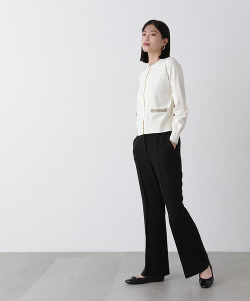 「N.（N. Natural Beauty Basic）」 ニットカーディガン MEDIUM オフホワイト レディース_画像8