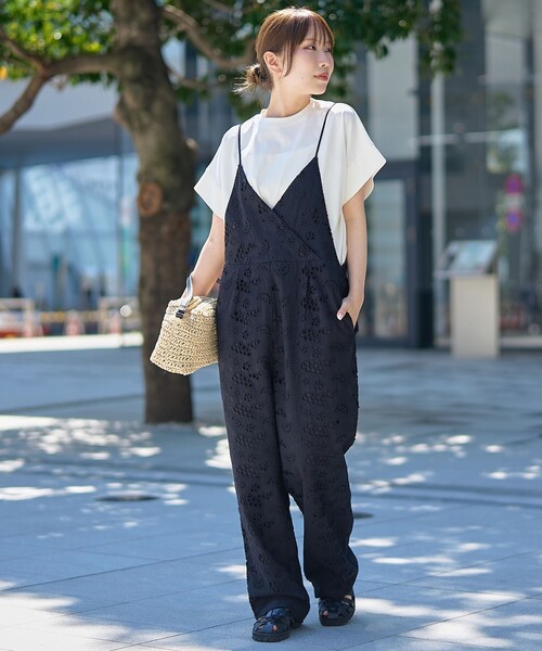 RONEL サロペット オーバーオール 「RONEL」コットンレース