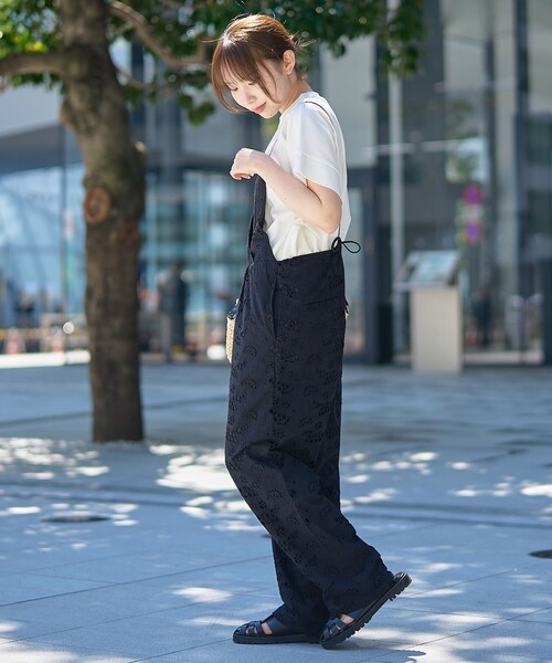 RONEL サロペット オーバーオール 「RONEL」コットンレース