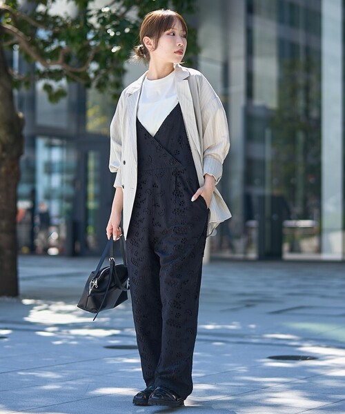 RONEL サロペット オーバーオール 「RONEL」コットンレース