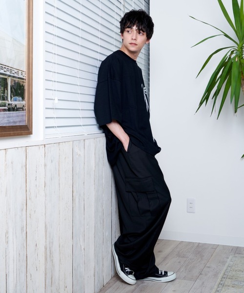 「L.H.P」 カーゴパンツ F アイボリー メンズ_画像4