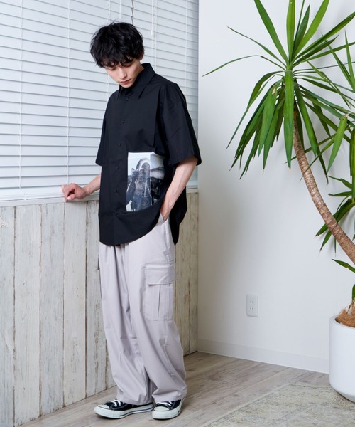 「L.H.P」 カーゴパンツ F アイボリー メンズ_画像5