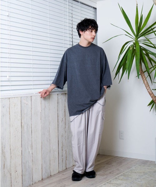 「L.H.P」 カーゴパンツ F アイボリー メンズ_画像6