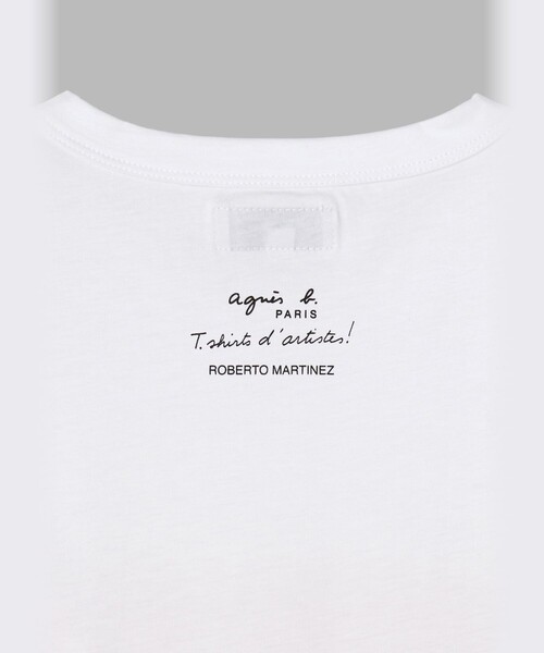 tシャツ メンズ プリント コットン 半袖 アーティスト Tシャツ ”Roberto Martinez メンズの画像