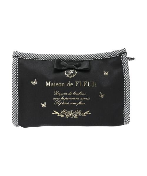 「Maison de FLEUR」 ポーチ FREE ネイビー レディース_画像2