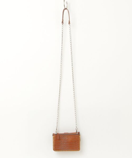 「TOGA PULLA」 Metal leather ショルダーバッグ - ブラウン レディース_画像2