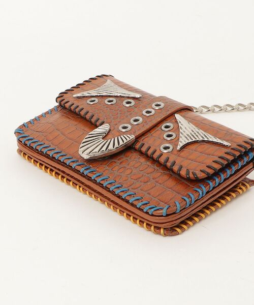 「TOGA PULLA」 Metal leather ショルダーバッグ - ブラウン レディース_画像3