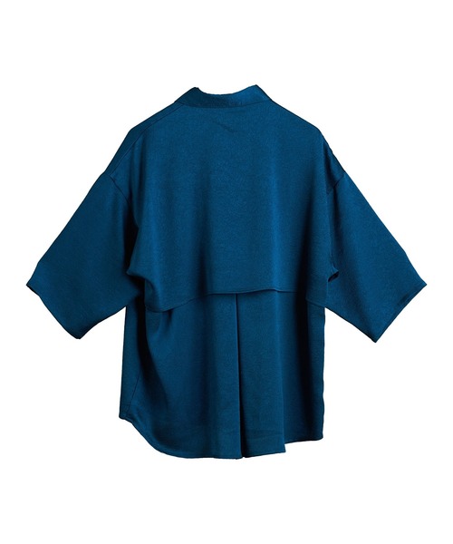 「NO ID.」 半袖シャツ ONE SIZE ブルー メンズ_画像10