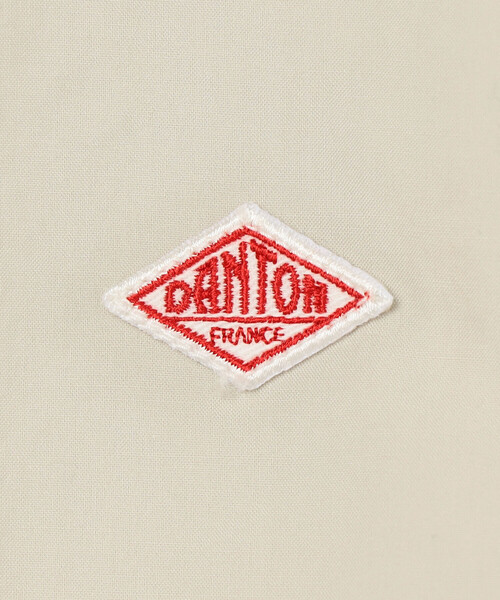 Danton（ダントン） ノーカラージャケット 34 グレイッシュベージュ