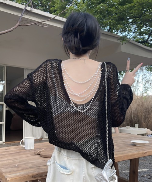 gossip!ロサンゼルス 水着 「Y2Kガーリー」 チェーン付き サマー 