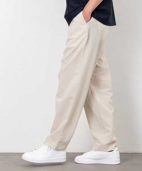 HIROKOBIS イージーパンツ ホワイト 13号 シンプル 着回し BTZ TOKYO ワイドパンツ パンツ 「TIMBRE POSTE」高通気＆吸水速乾