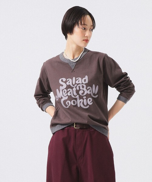 BEAMS BOY（ビームス ボーイ） tシャツ 「別注」Jackman / ロゴ ロング