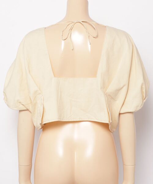 「BEAMS BOY」 半袖ブラウス ONE SIZE ナチュラル レディース_画像3