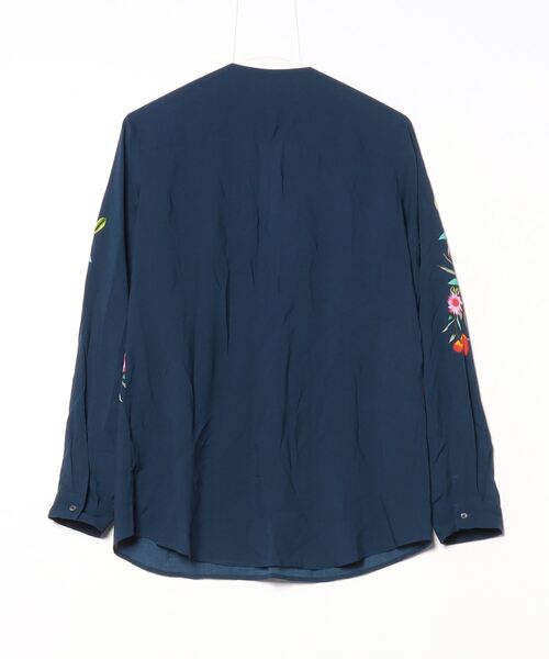「Desigual」 長袖ブラウス M ネイビー レディース_画像2
