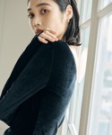 tシャツ シアーカットベロアバックオープントッ...の詳細画像5