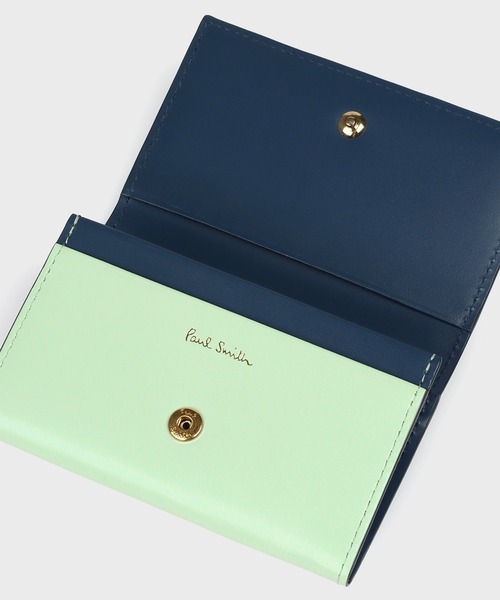 Paul Smith 名刺入れ BPS762 青緑（箱付き） Paul Smith 名刺入れ BPS762 青緑（箱付き） Paul Smith（ポール