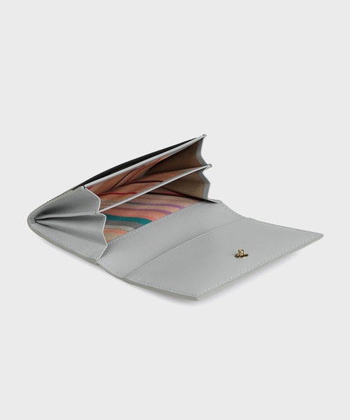 Paul Smith グレージュ名刺入れ Paul Smith（ポール・スミス） 名刺入れ サプルレザー 名刺入れ