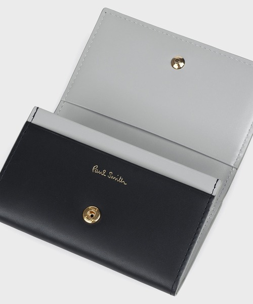 Paul Smith グレージュ名刺入れ Paul Smith（ポール・スミス） 名刺入れ サプルレザー 名刺入れ